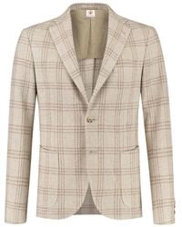 Luigi Borrelli Napoli - Checked Single-Breasted Blazer - Lyst