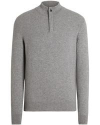 ZEGNA - Oasi Cashmere Zip Up Turtleneck - Lyst