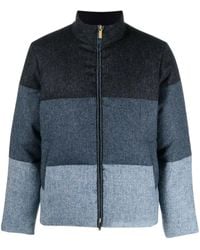 Thom Browne - Colour Block Panel Padded Reversible Jacket - Lyst