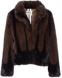 S.W.O.R.D - Fur-Effect Shawl-Collar Jacket - Lyst