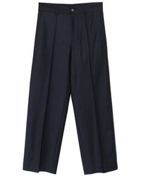 Patrizia Pepe - Oversized Pinstripe Trousers - Lyst