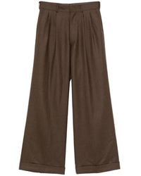 Junya Watanabe - Pleated Wool Trousers - Lyst