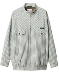 Miu Miu - Checked Technical-Fabric Blouson Jacket - Lyst