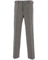 Cellar Door - Pressed-Crease Wool Trousers - Lyst