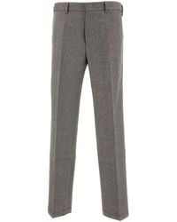 Cellar Door - Pressed-Crease Wool Trousers - Lyst