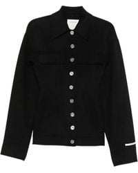 Sportmax - Veste Boutonnée À Empiècements - Lyst