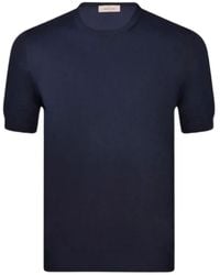 Gran Sasso - Short-Sleeve Crew-Neck Sweater - Lyst
