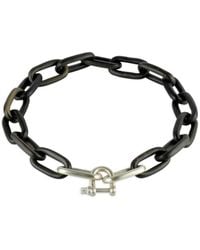 Parts Of 4 - Halskette aus Sterlingsilber mit mittelgroßen Gliedern - Lyst