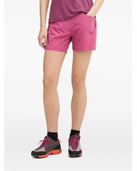 Dynafit - Logo-Print Elasticated-Waistband Mini Shorts - Lyst