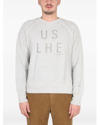 Engineered Garments - Relaxed Fit Crewneck Sweatshirt With Logo - Lyst