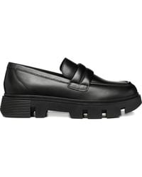 Geox - Hilde Penny-strap Platform Loafers - Lyst
