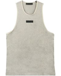 Fear Of God - Logo-patch Cotton Tank Top - Lyst