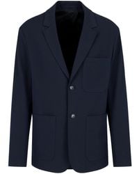 Emporio Armani - Single-Breasted Blazer - Lyst