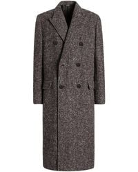 Dolce & Gabbana - Herringbone Double-Breasted Coat - Lyst