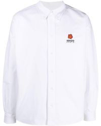 KENZO - Man Camisa blanca FD55 CH4109 LO - Lyst