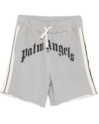 Palm Angels - Relaxed-Fit Shorts With Contrasting Stripes - Lyst