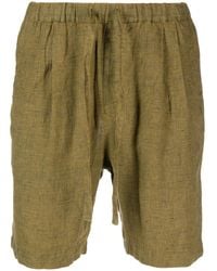 Massimo Alba - Drawstring Linen Shorts - Lyst