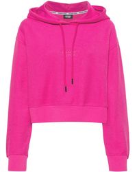 Missoni - Embroidered-logo Cropped Hoodie - Lyst