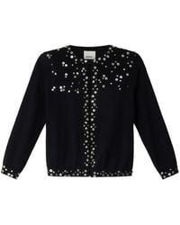 Isabel Marant - Amaria Sequined Fine-Knit Cashmere-Silk Cardigan - Lyst