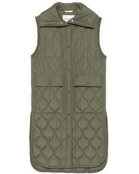 Marc O' Polo - Quilted Button-Fastening Gilet - Lyst