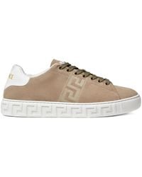 Versace - グレカ スエードスニーカー - Lyst