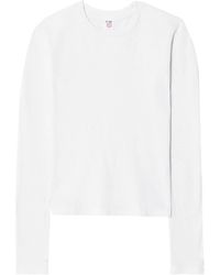RE/DONE - 90s Baby Long-sleeve T-shirt - Lyst