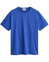GANT - Camiseta Shield Con Logo Bordado - Lyst