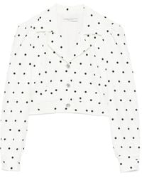 Alessandra Rich - Chaqueta con motivo de lunares - Lyst