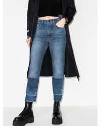 FRAME Vaqueros rectos Le Original Mix Cloud - Azul