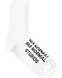 Pas Normal Studios - Logo-Intarsia Socks - Lyst