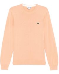 Lacoste - Pull À Patch Logo - Lyst
