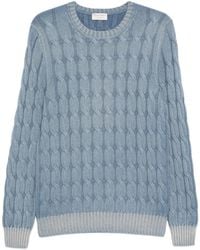 Gran Sasso - Cable-Knit Sweater - Lyst