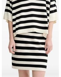 Gestuz - Striped Knit Mini Skirt - Lyst