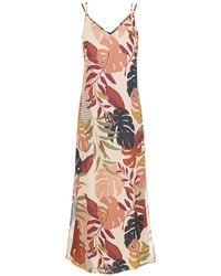 Amir Slama - Palm Leaf Print Maxi Dress - Lyst