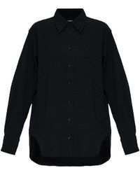 Hunza G - Oversized Seersucker Blouse - Lyst