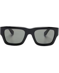 Gucci - Rectangular-Frame Sunglasses - Lyst