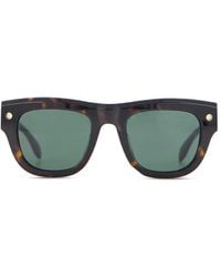 McQueen - Square Frame Sunglasses - Lyst
