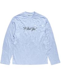 Acne Studios - Crinkled Graphic T-Shirt - Lyst
