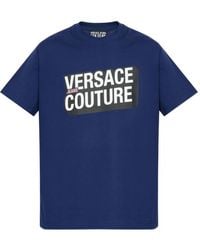Versace Jeans Couture - Logo-Print T-Shirt - Lyst