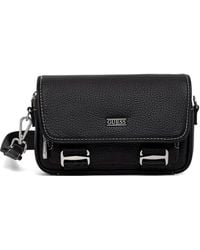Guess - Boston Logo-Plaque Belt Bag - Lyst