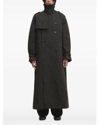 Vetements - Trench Ceinturé À Boutonnière Croisée - Lyst