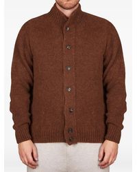 FILIPPO DE LAURENTIIS - High-Neck Button-Up Cardigan - Lyst