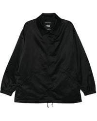 Y-3 - Logo-Print Shirt Jacket - Lyst