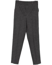 Niu - Pantalones Rectos Con Cuadrícula - Lyst
