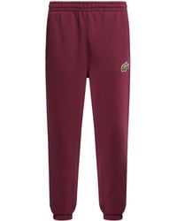 Lacoste - Logo-Patch Track Trousers - Lyst