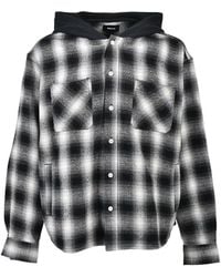 BREATH - Check Hooded Shirt - Lyst