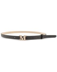 Max Mara - Aziata Leather Belt - Lyst