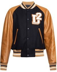 DSquared² - Wool-Blend Bomber Jacket - Lyst