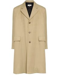 MM6 by Maison Margiela - Single-Breasted Coat - Lyst
