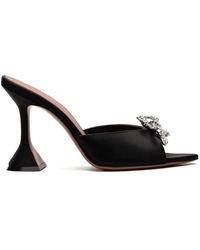 AMINA MUADDI - Rosie 95mm Crystal-embellished Sandals - Lyst